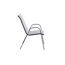 Gartenstuhl 'Laura' stapelbar Stahl anthrazit 70,5 x 93 x 56 cm