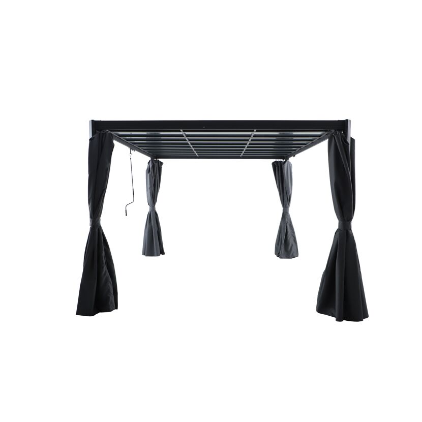 Pavillon 'Eva' grau 300 x 382 x 226 cm