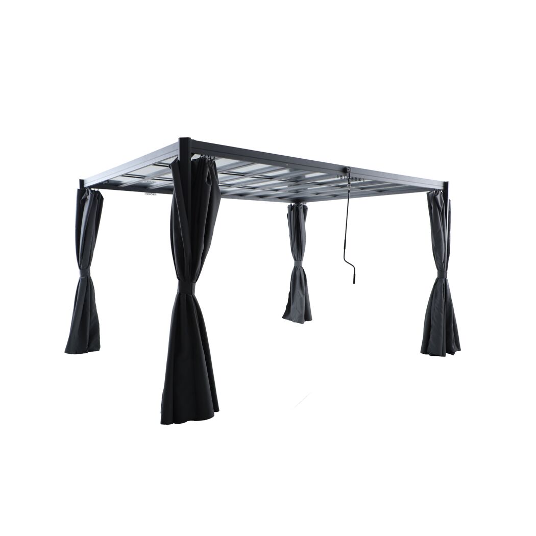 Pavillon 'Eva' grau 300 x 382 x 226 cm
