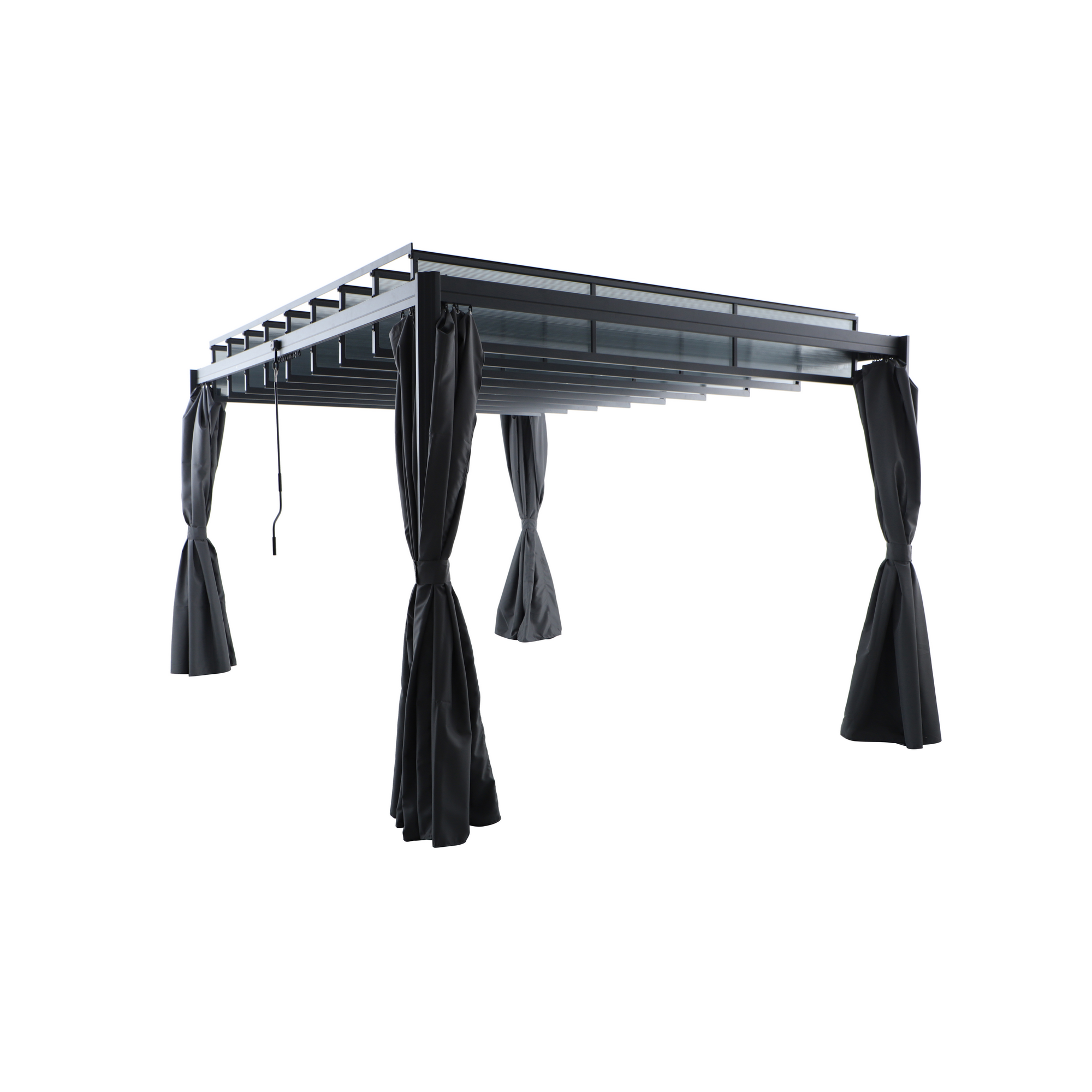 Pavillon 'Eva' grau 300 x 382 x 226 cm