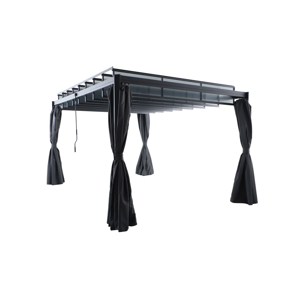 Pavillon 'Eva' grau 300 x 382 x 226 cm