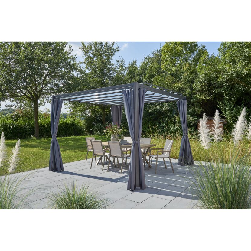 Pavillon 'Eva' grau 300 x 382 x 226 cm