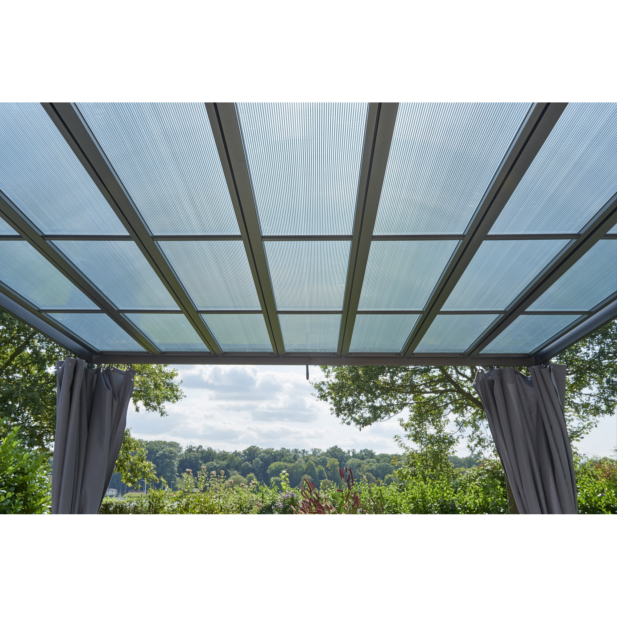 Pavillon 'Eva' grau 300 x 300 x 226 cm