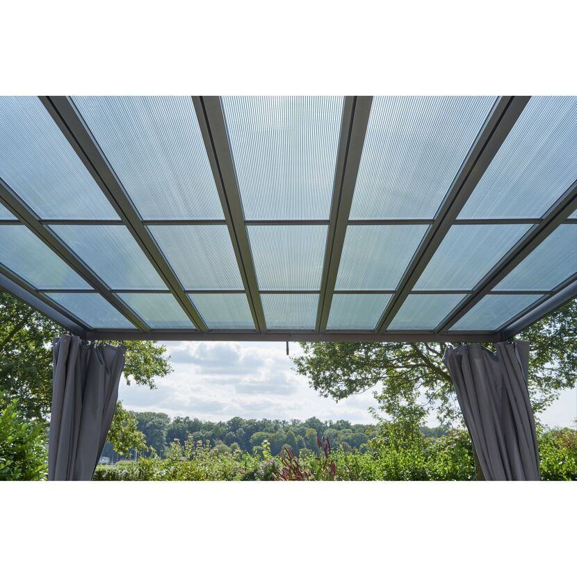 Pavillon 'Eva' grau 300 x 382 x 226 cm