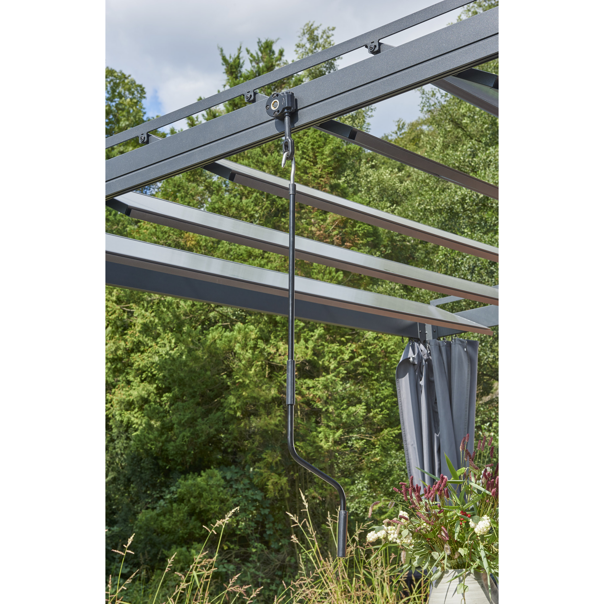 Pavillon 'Eva' grau 300 x 300 x 226 cm