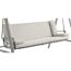Hollywoodschaukel-Auflage 'Runa' taupe 180 x 6 cm