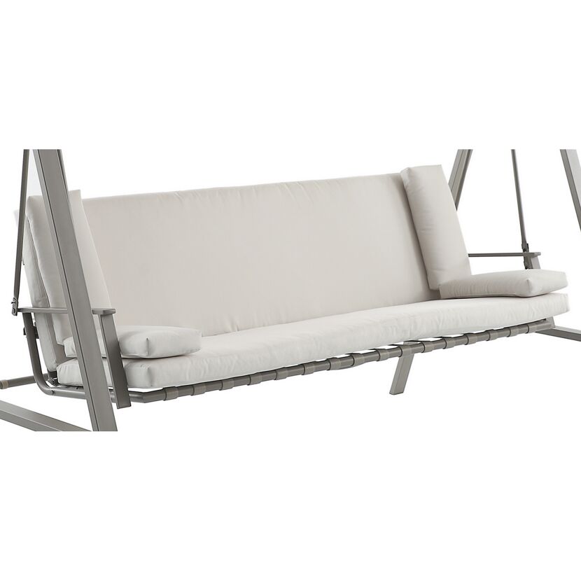 Hollywoodschaukel-Auflage 'Runa' taupe 180 x 6 cm