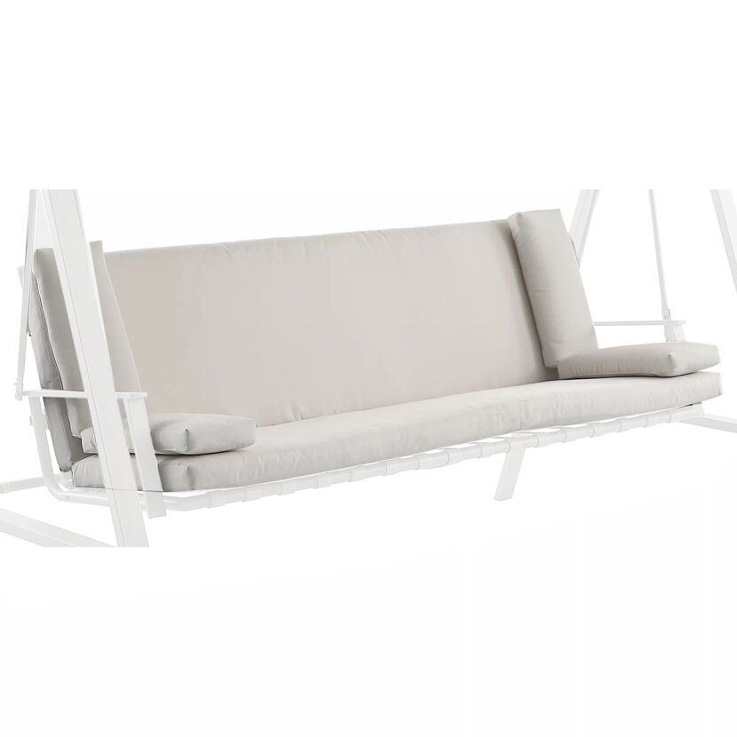 Hollywoodschaukel-Auflage 'Runa' taupe 180 x 6 cm