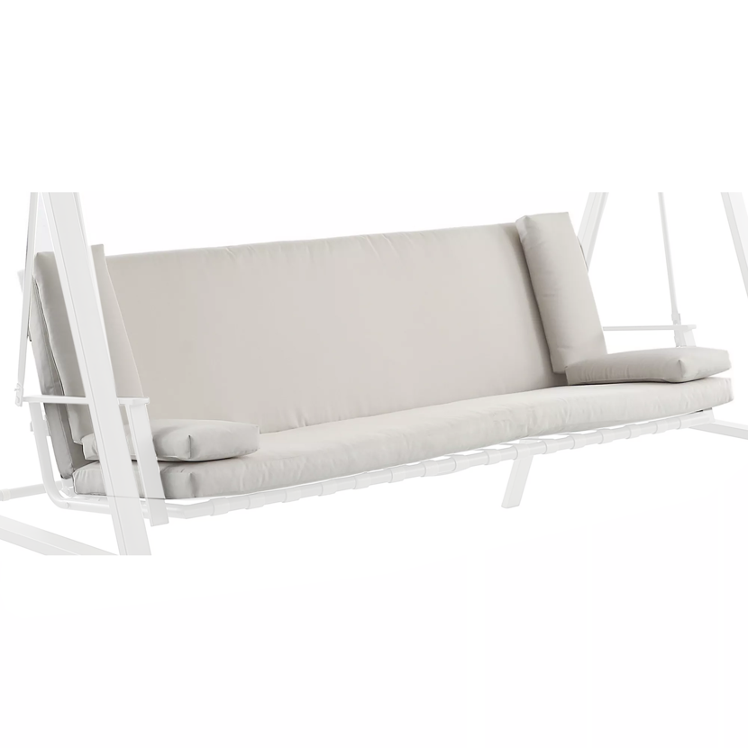 Hollywoodschaukel-Auflage 'Runa' taupe 180 x 6 cm