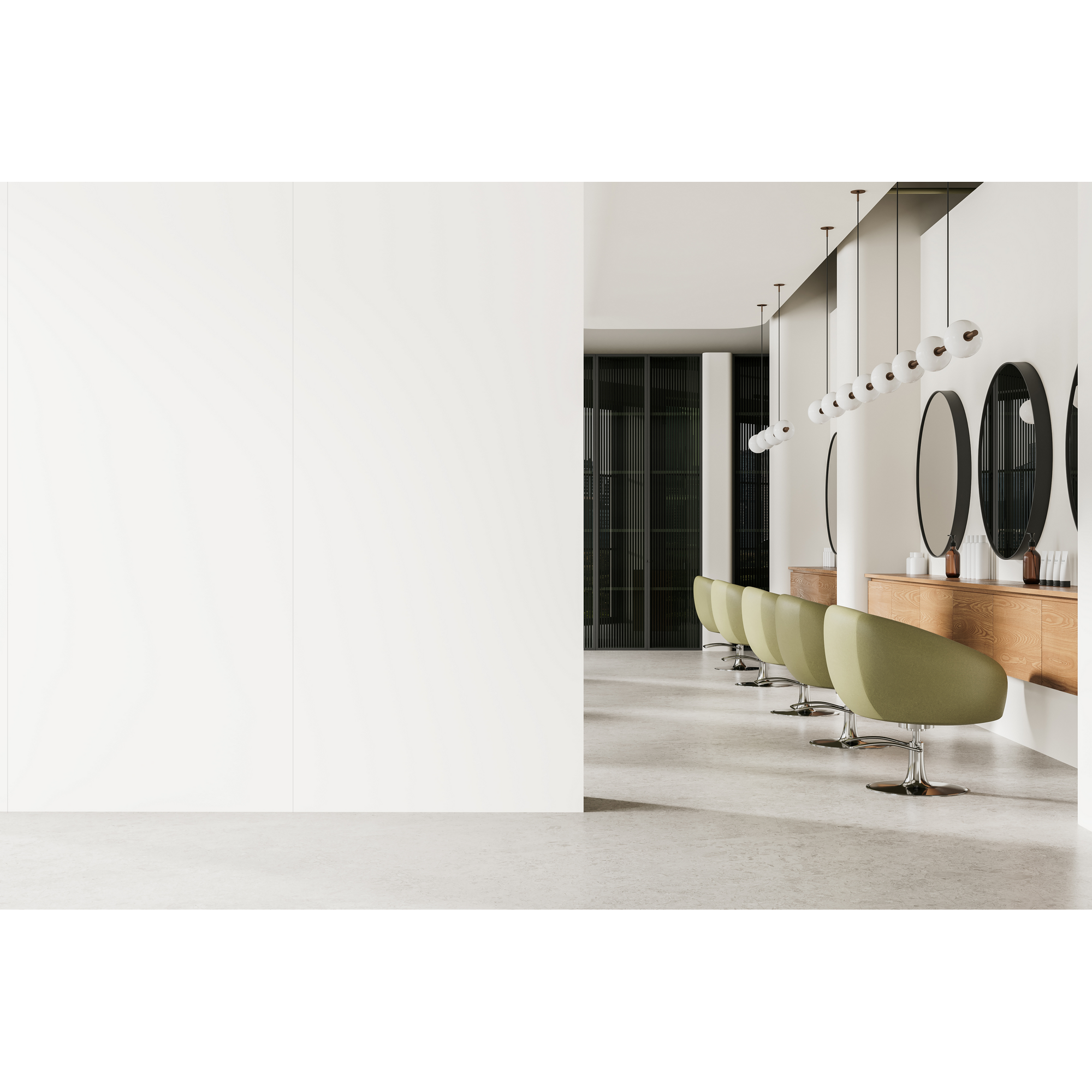 Wandpaneel 'Rock the Wall' weiß 265 x 123 x 0,4 cm