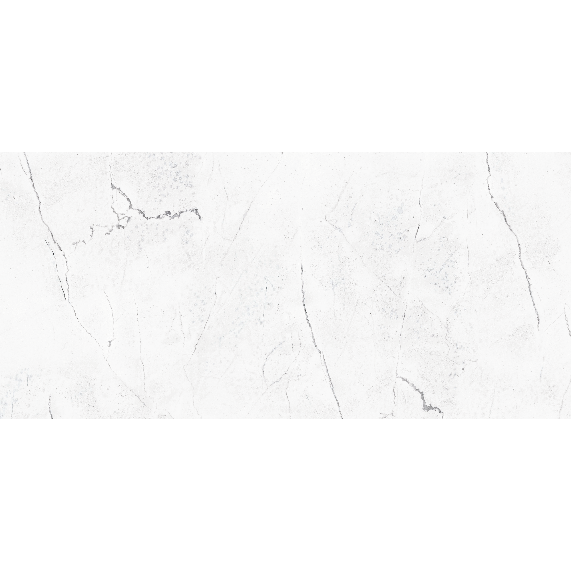 Wandpaneel 'Rock the Wall' Carrara weiß 265 x 123 x 0,4 cm