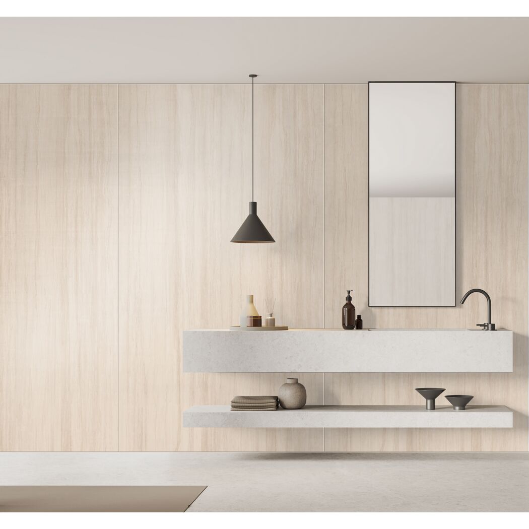 Wandpaneel 'Rock the Wall' Flowstone 265 x 123 x 0,4 cm