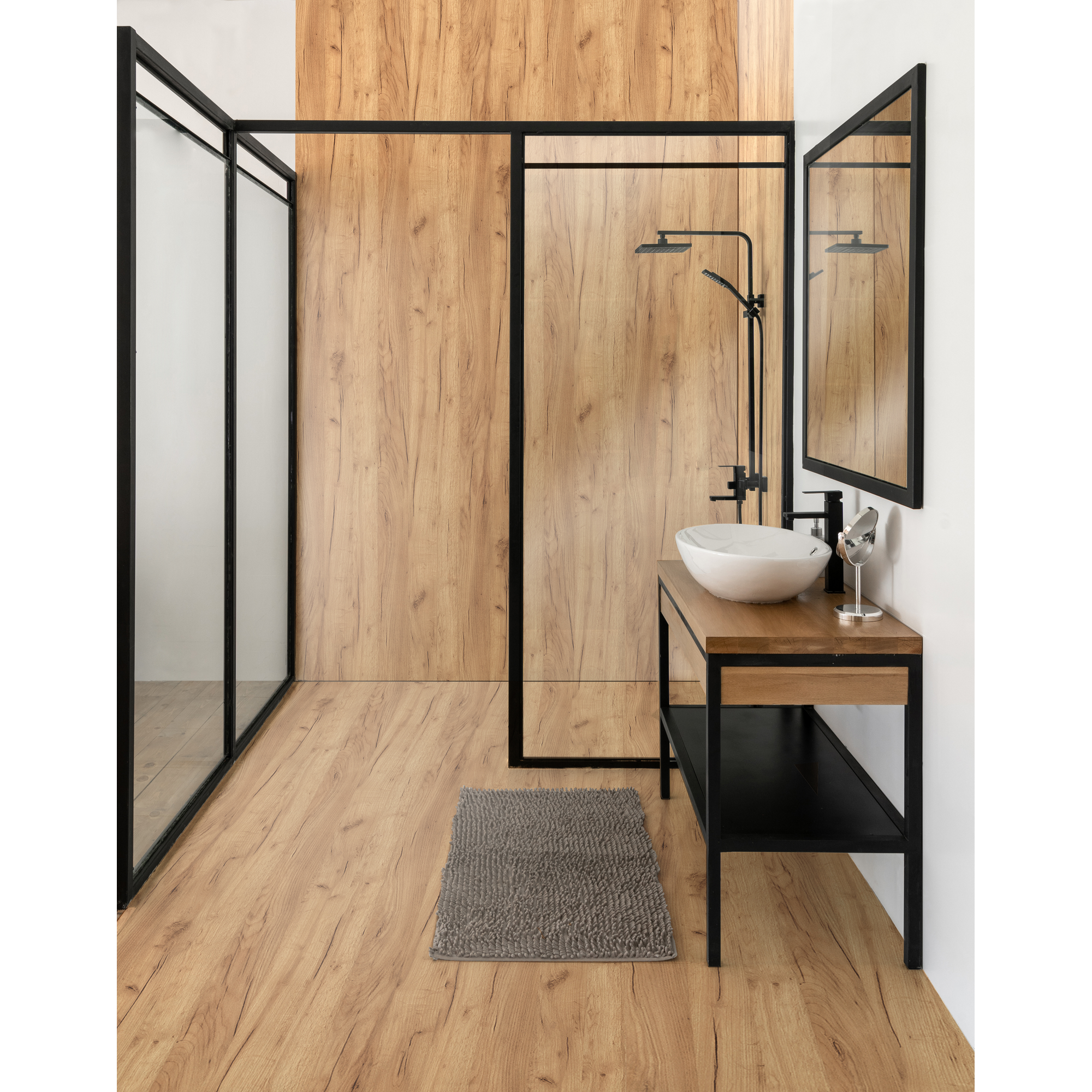 Wandpaneel 'Rock the Wall' GoldCraft Oak 265 x 123 x 0,4 cm
