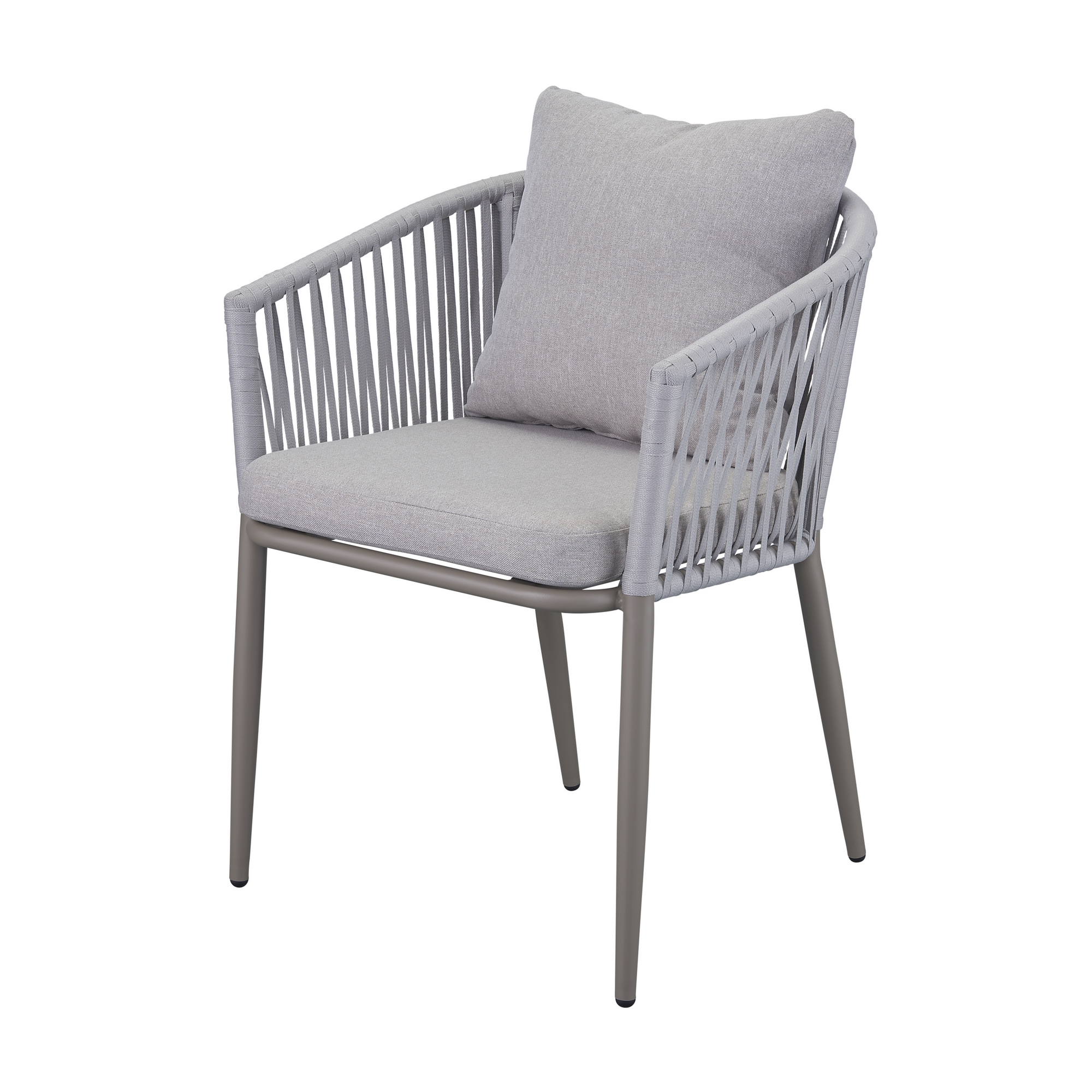 Gartenstuhl 'Mia' taupe 56 x 75 x 62 cm