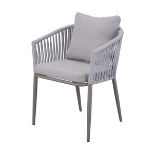 Gartenstuhl 'Mia' taupe 56 x 75 x 62 cm