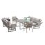Gartenmöbelset 'Nelia' für 8 Personen Aluminium