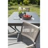 Gartenstuhl 'Romina' Aluminium anthrazit/beige 56 x 59 x 86 cm