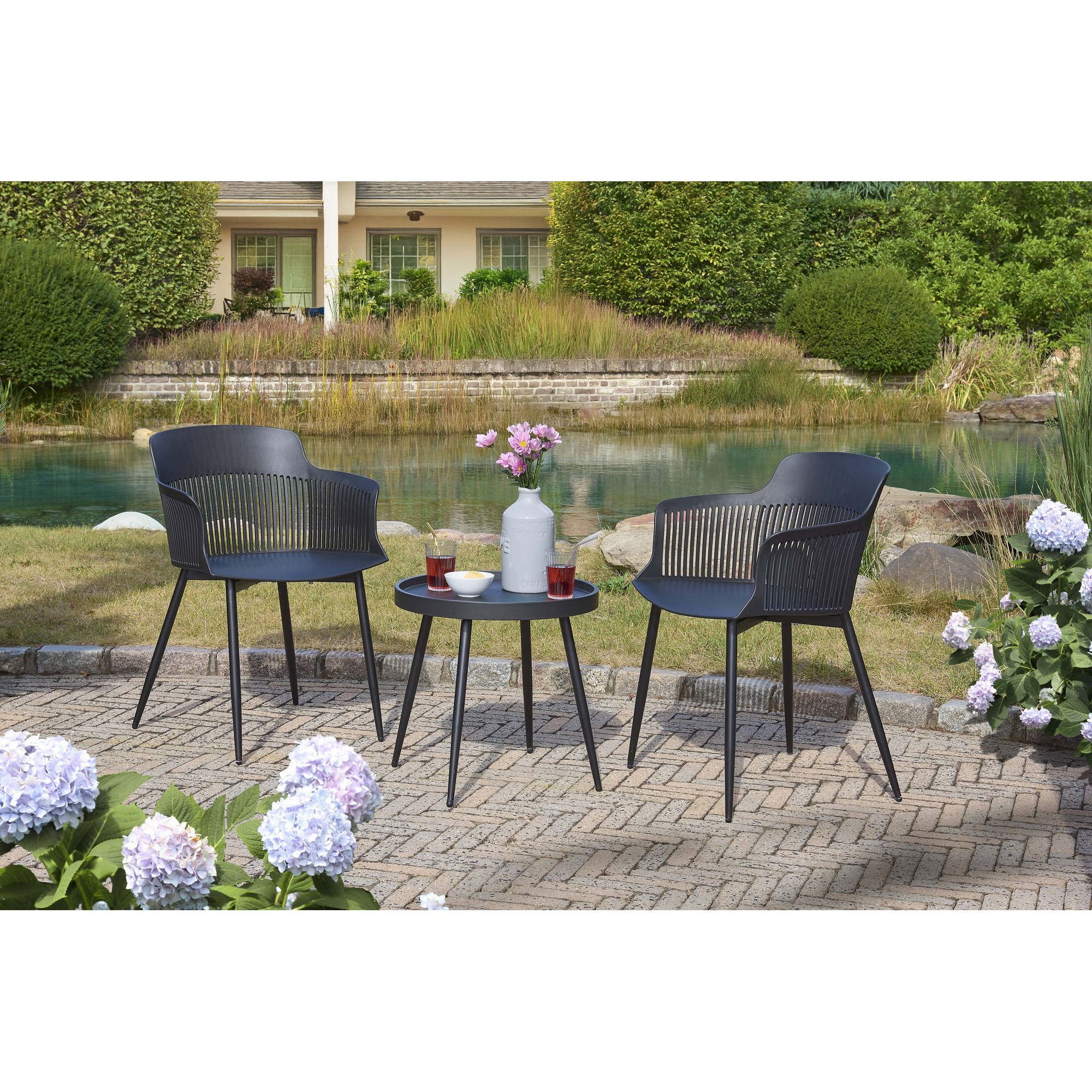 Balkonmöbelset 'Dora' für 2 Personen Stahl