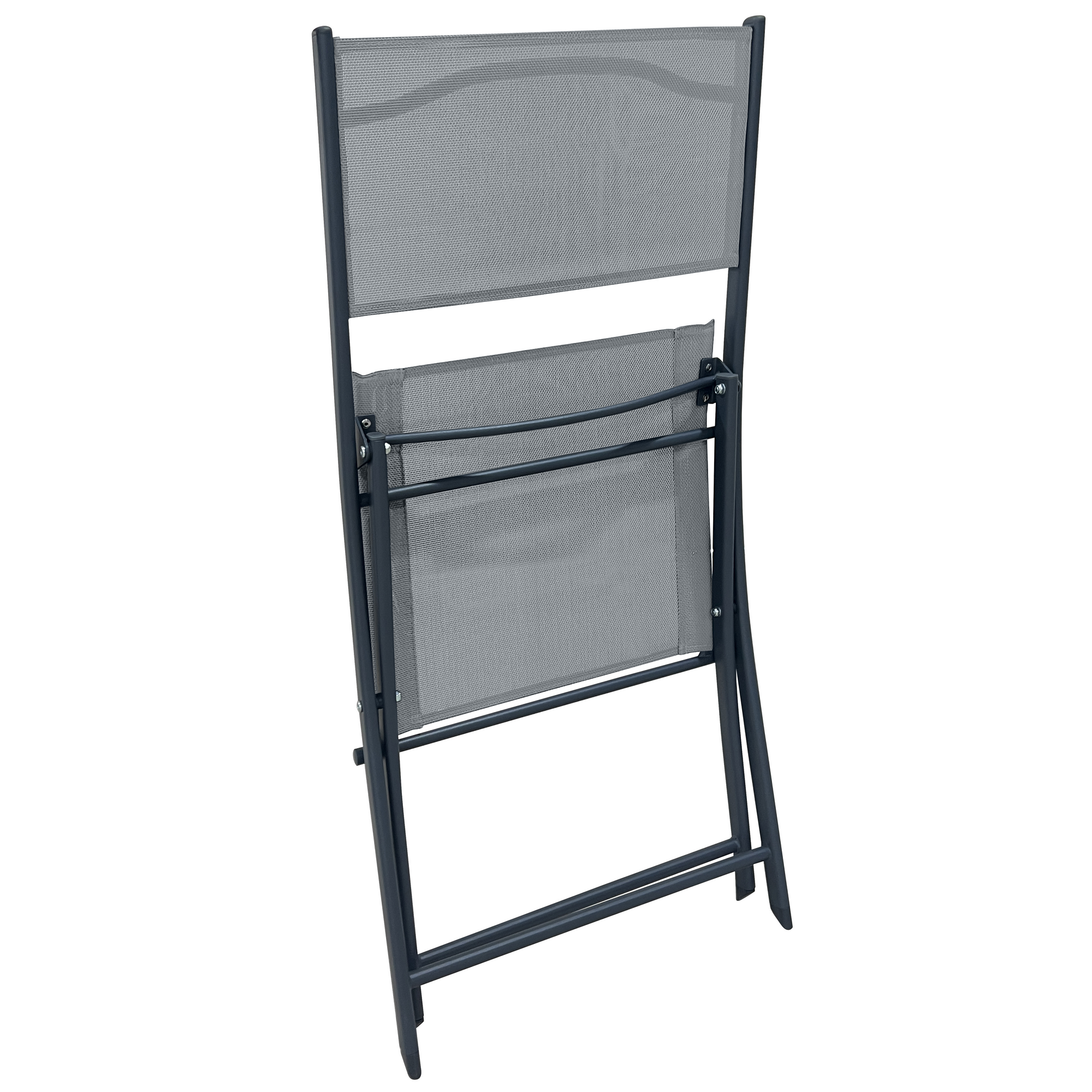 Gartenstuhl 'Nika' klappbar grau 45 x 81 x 51 cm