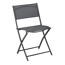 Gartenstuhl 'Nika' klappbar grau 45 x 81 x 51 cm
