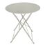 Gartentisch 'Nika' klappbar Stahl beige Ø 60 x 70 cm