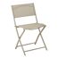Gartenstuhl 'Nika' klappbar beige 45 x 81 x 51 cm