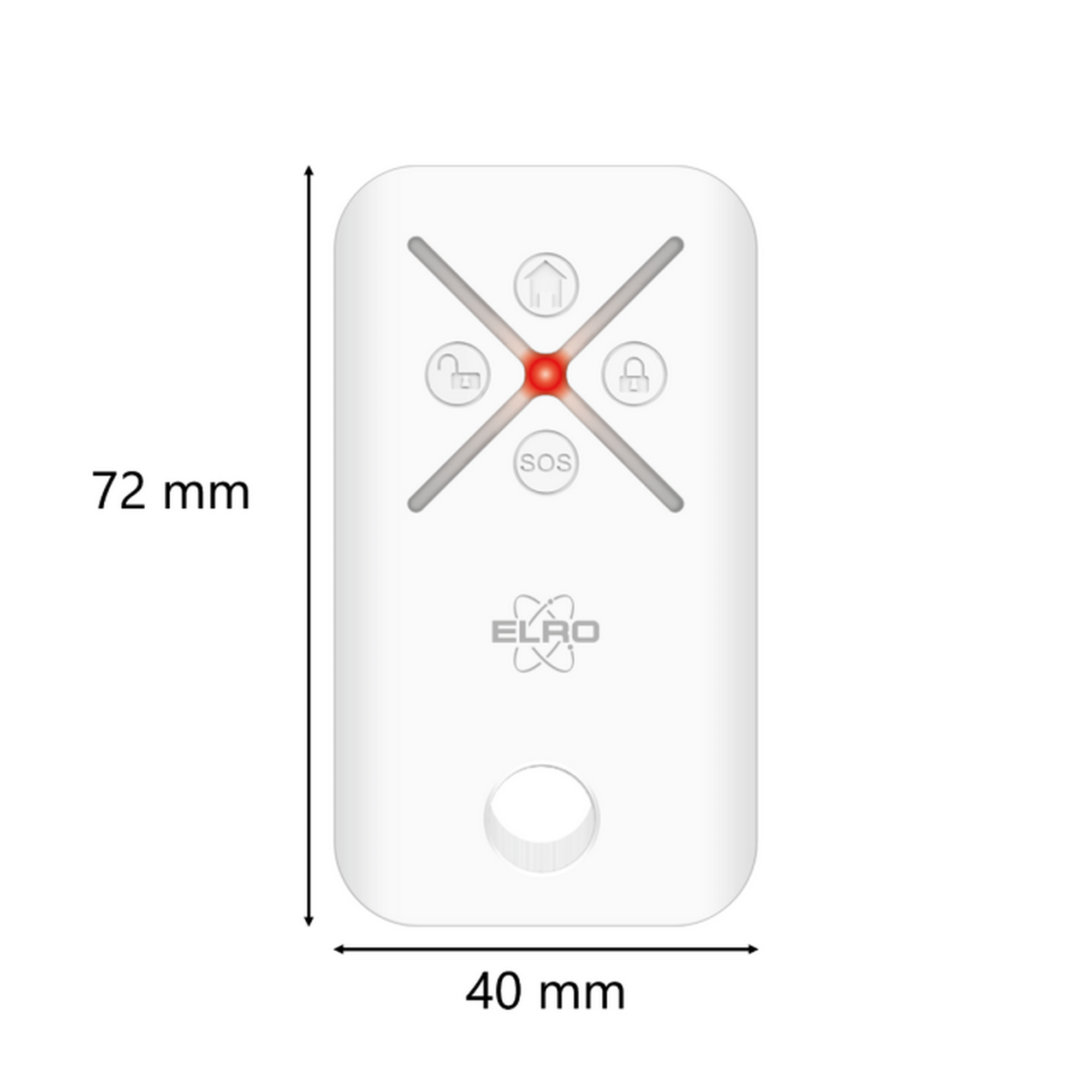 Fernbedienung für Home2 Alarmsystem