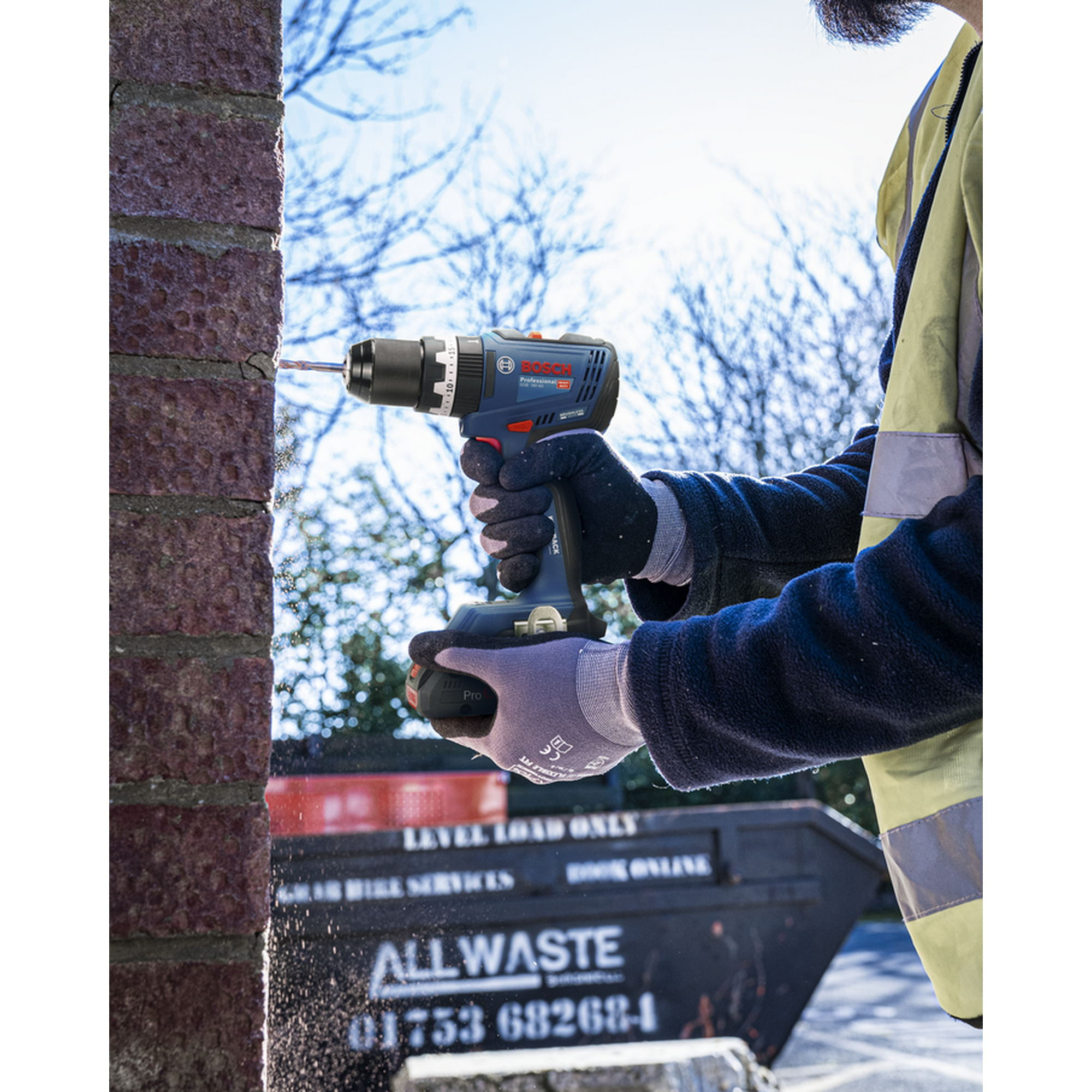 Akku-Schlagbohrschauber 'GSB 18V-65 Professional' mit Schnellladegerät, 2 x Akku 4.0Ah und L-BOXX