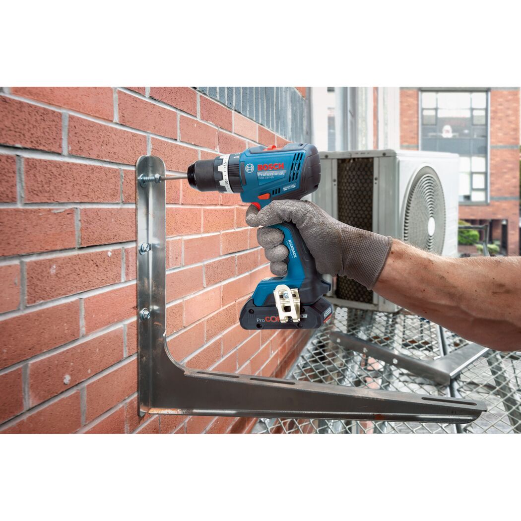 Akku-Schlagbohrschauber 'GSB 18V-65 Professional' mit 2 x 4,0Ah Akkus, Schnelladegerät und L-BOXX