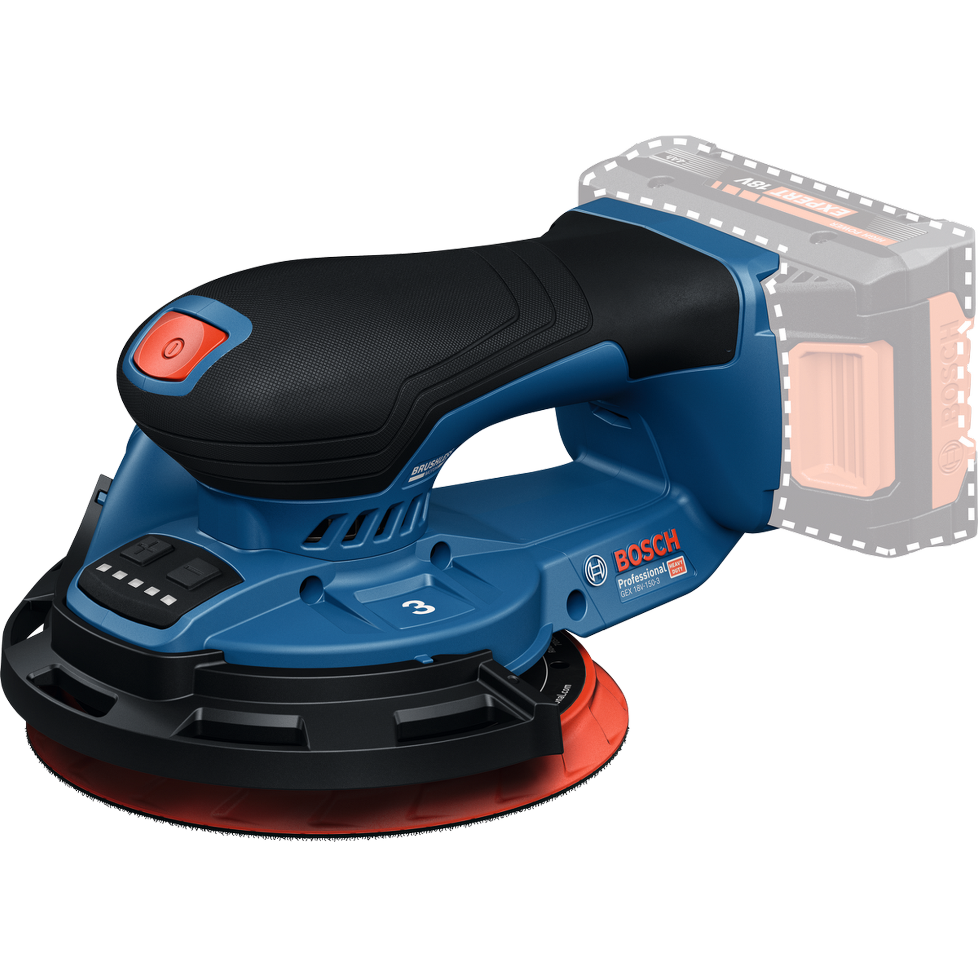 Akku-Exzenterschleifer 'GEX 18V-150-3 Professional' in L-BOXX