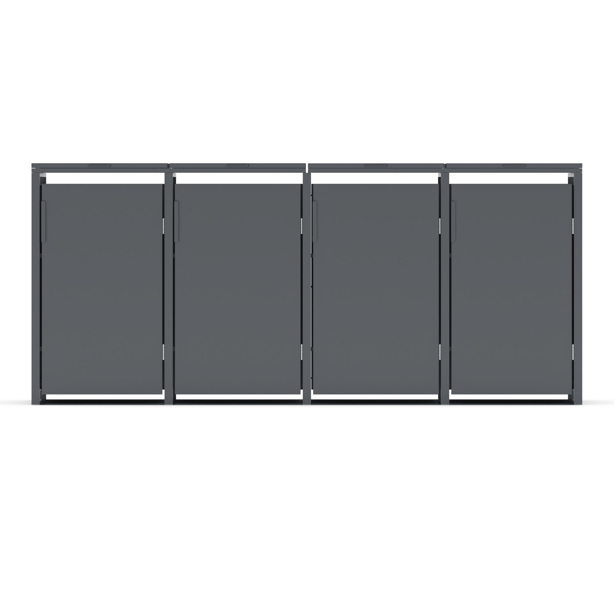 Mülltonnenbox anthrazit 265 x 116 x 80 cm