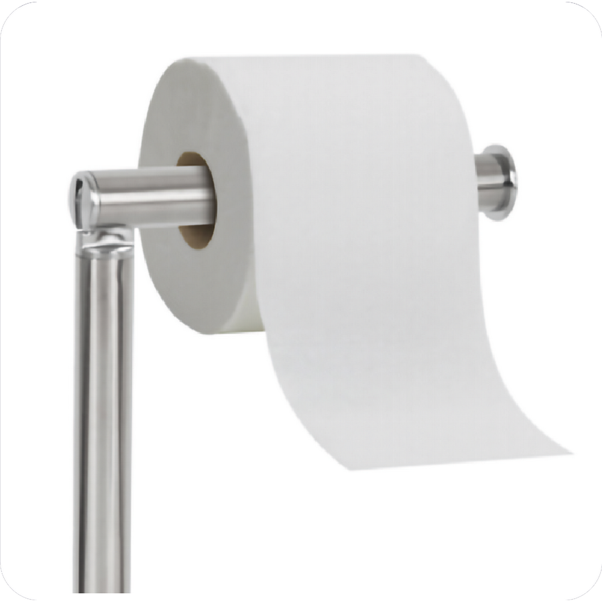 WC-Rollenhalter 'Horta' chromfarben 23 x 57,5 x 18 cm