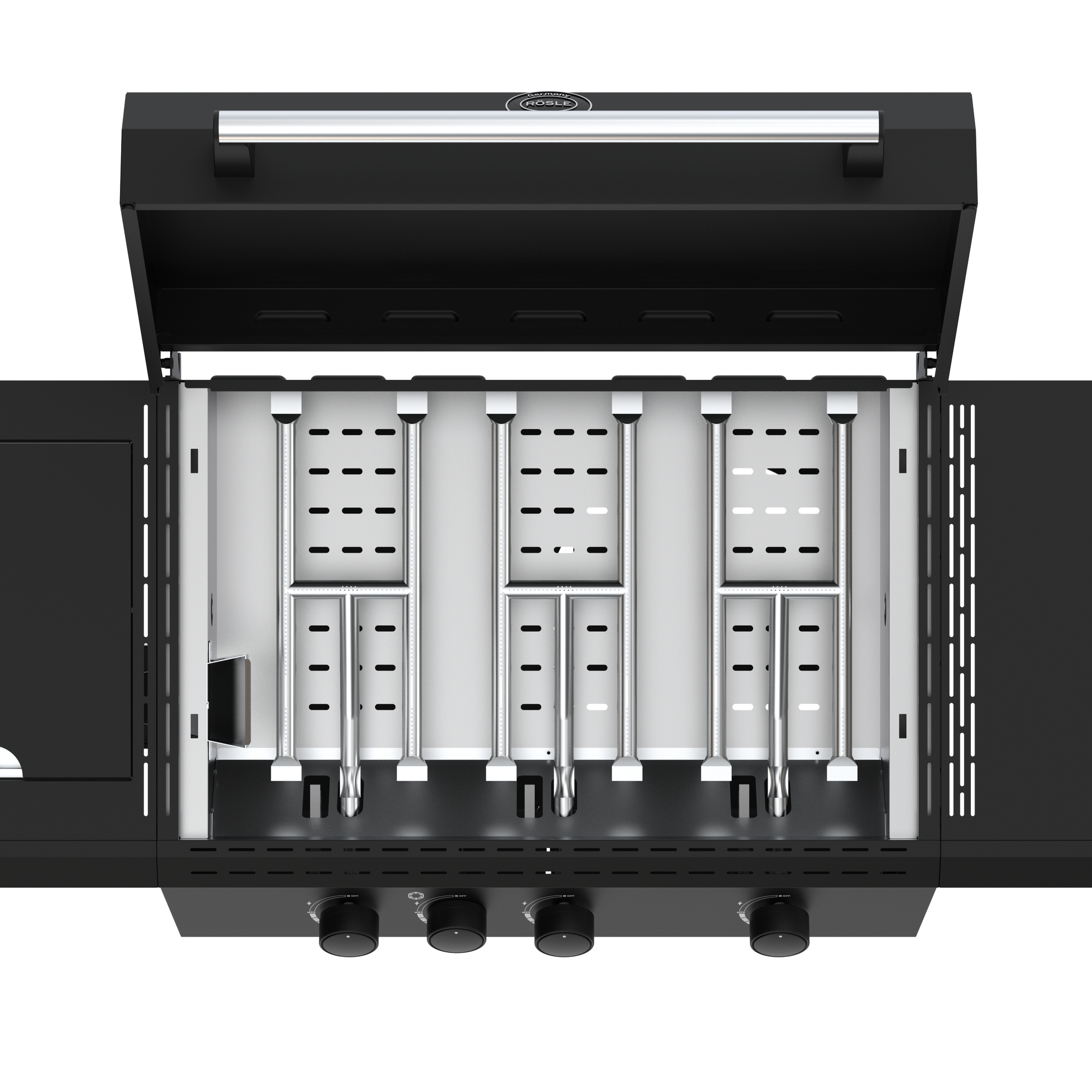 Gasgrill 'BBQ Plancha Artiso G3-PL Nero' schwarz 139,5 x 59,2 x 101,9 cm