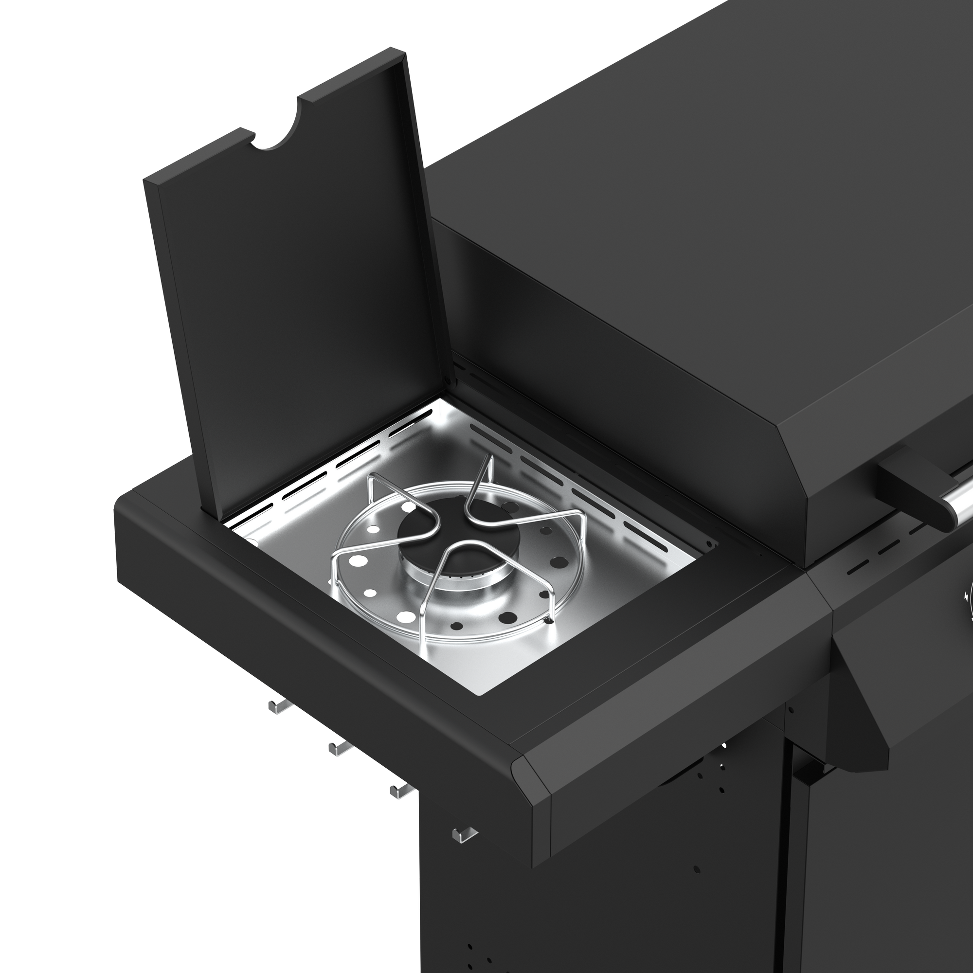 Gasgrill 'BBQ Plancha Artiso G3-PL Nero' schwarz 139,5 x 59,2 x 101,9 cm