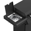 Gasgrill 'BBQ Plancha Artiso G3-PL Nero' schwarz 139,5 x 59,2 x 101,9 cm