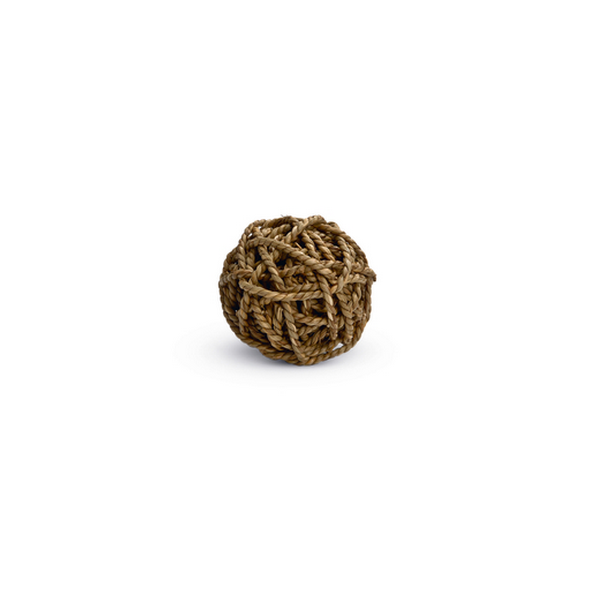 Geflochtener Seegras-Spielball 8 cm