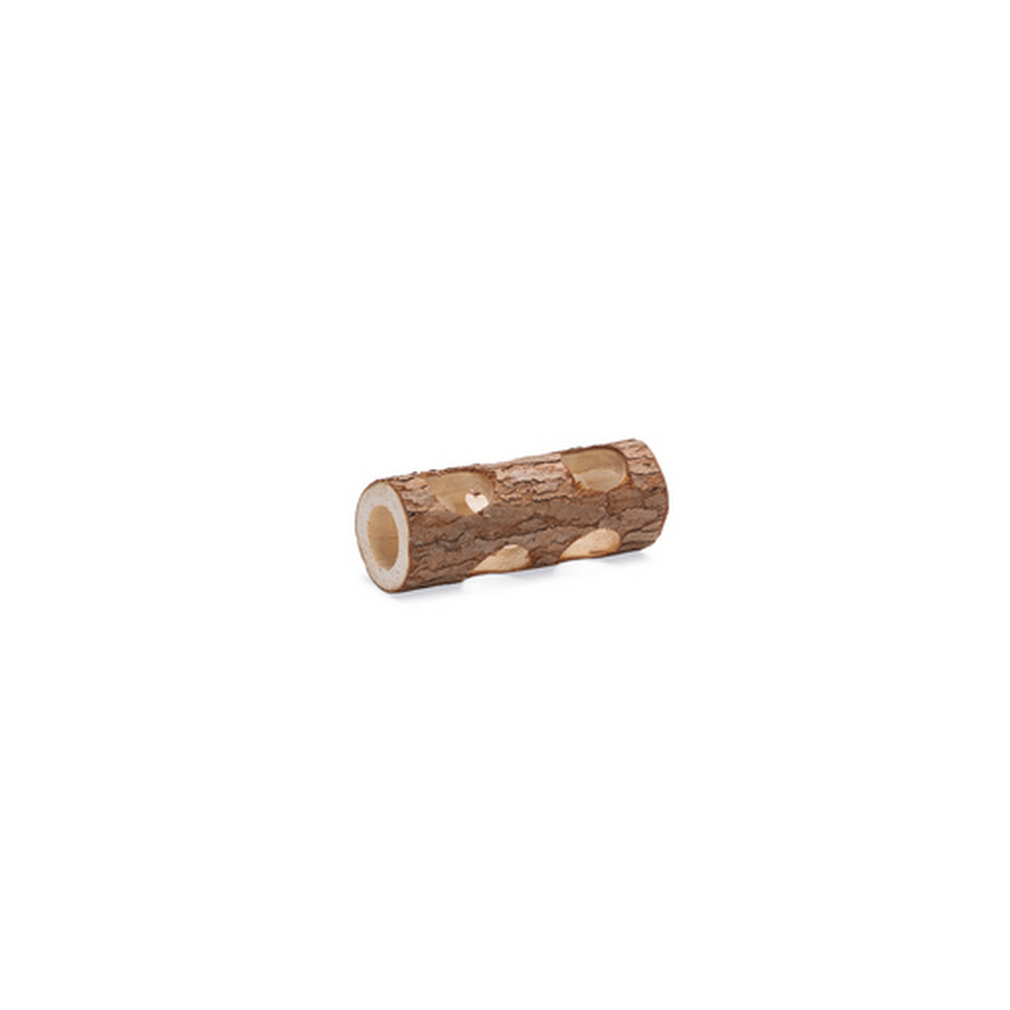 Holzstamm mit Löchern 15 x 3,2 cm
