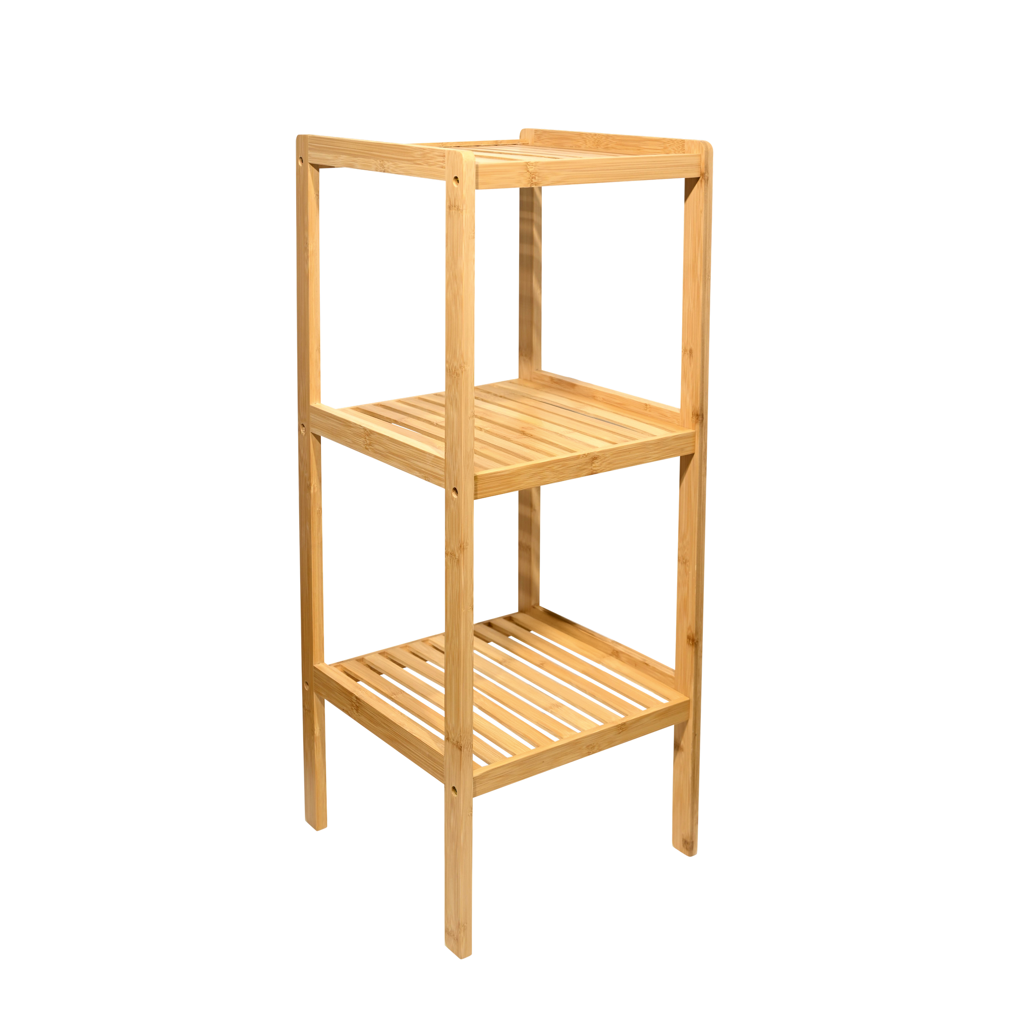 Badregal 'Covas' Bambus lackiert 34 x 80 x 33 cm