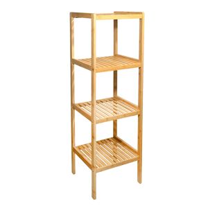 Badregal 'Covas' Bambus lackiert 34 x 110 x 33 cm