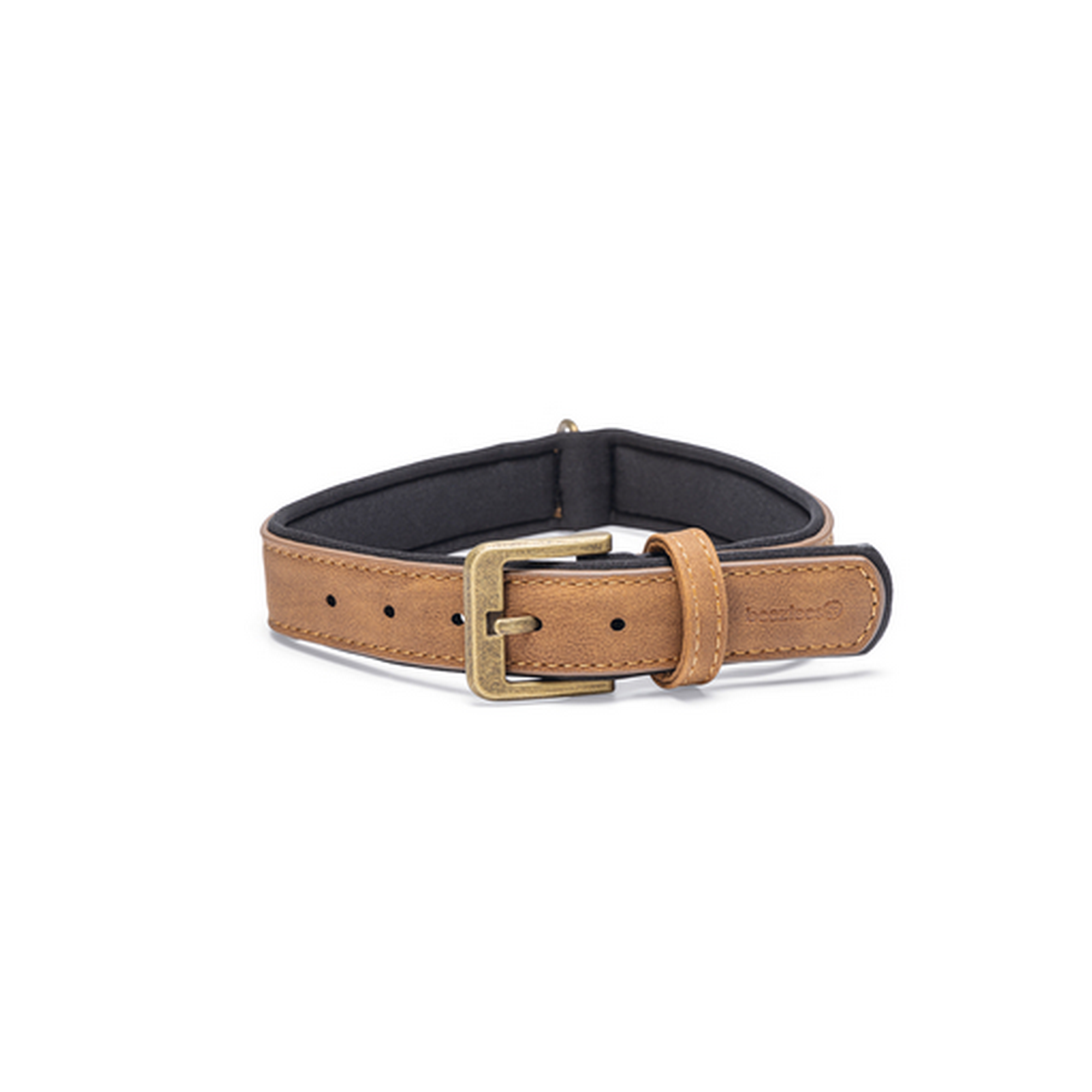 Hundehalsband 'Balacron AX' Kunstleder braun 38-48 x 2,5 cm