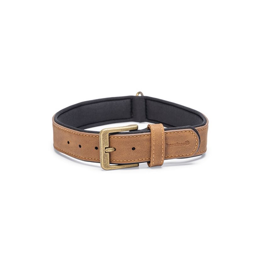 Hundehalsband 'Balacron AX' Kunstleder braun 47-57 x 3 cm