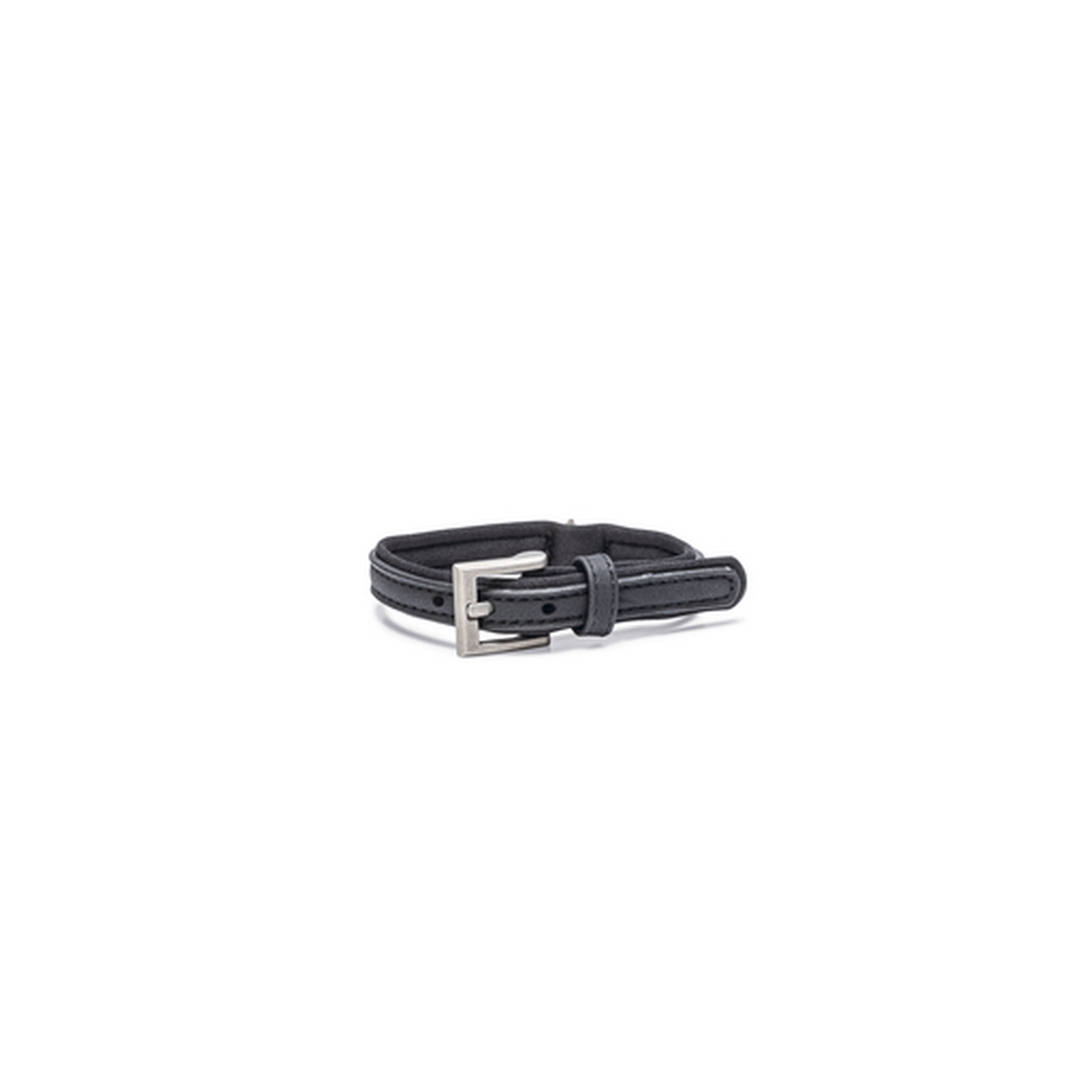 Hundehalsband 'Balacron AX' Kunstleder schwarz 21-26 x 1 cm