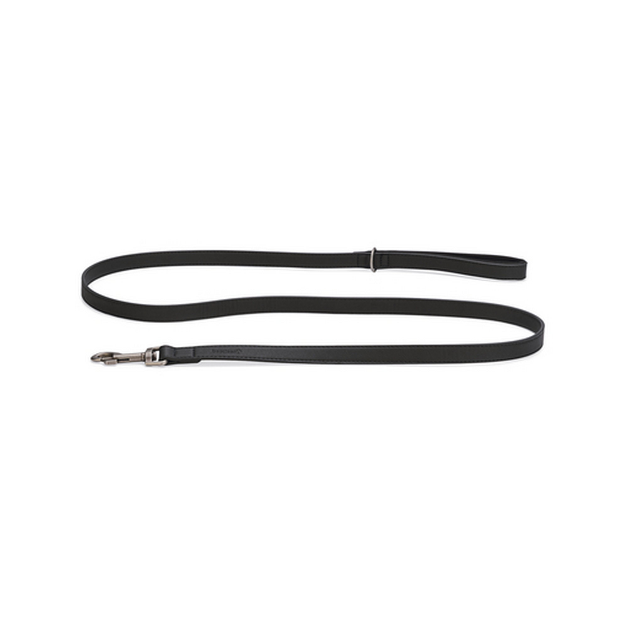 Hundeleine 'Balacron AX' Kunstleder schwarz 180 x 1,5 cm