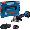 Akku-Winkelschleifer 'GWS 18V-8 Professional' 1100 W mit 2 Akkus und L-BOXX