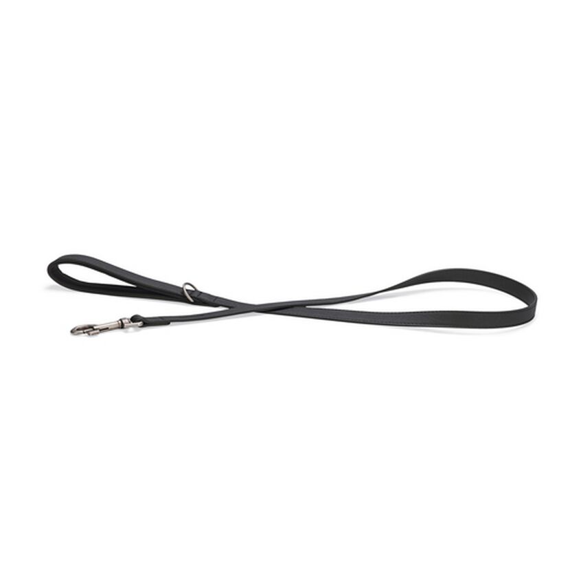 Hundeleine 'Balacron AX' Kunstleder schwarz 180 x 2,5 cm