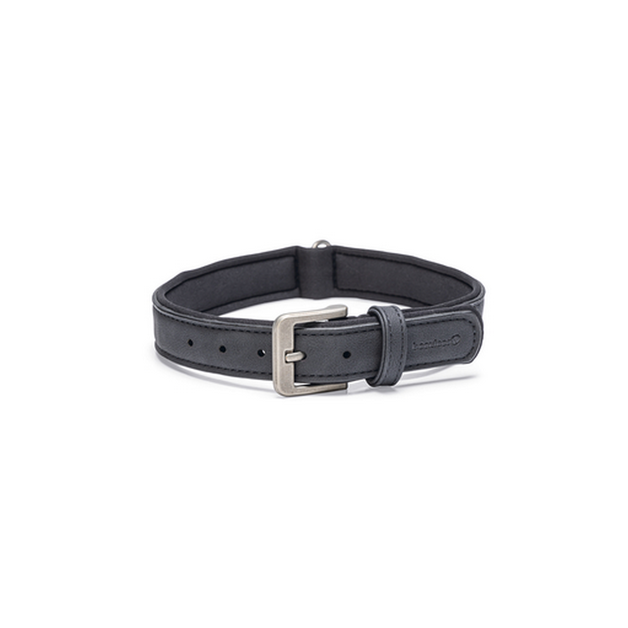 Hundehalsband 'Balacron AX' Kunstleder schwarz 43-53 x 2,5 cm