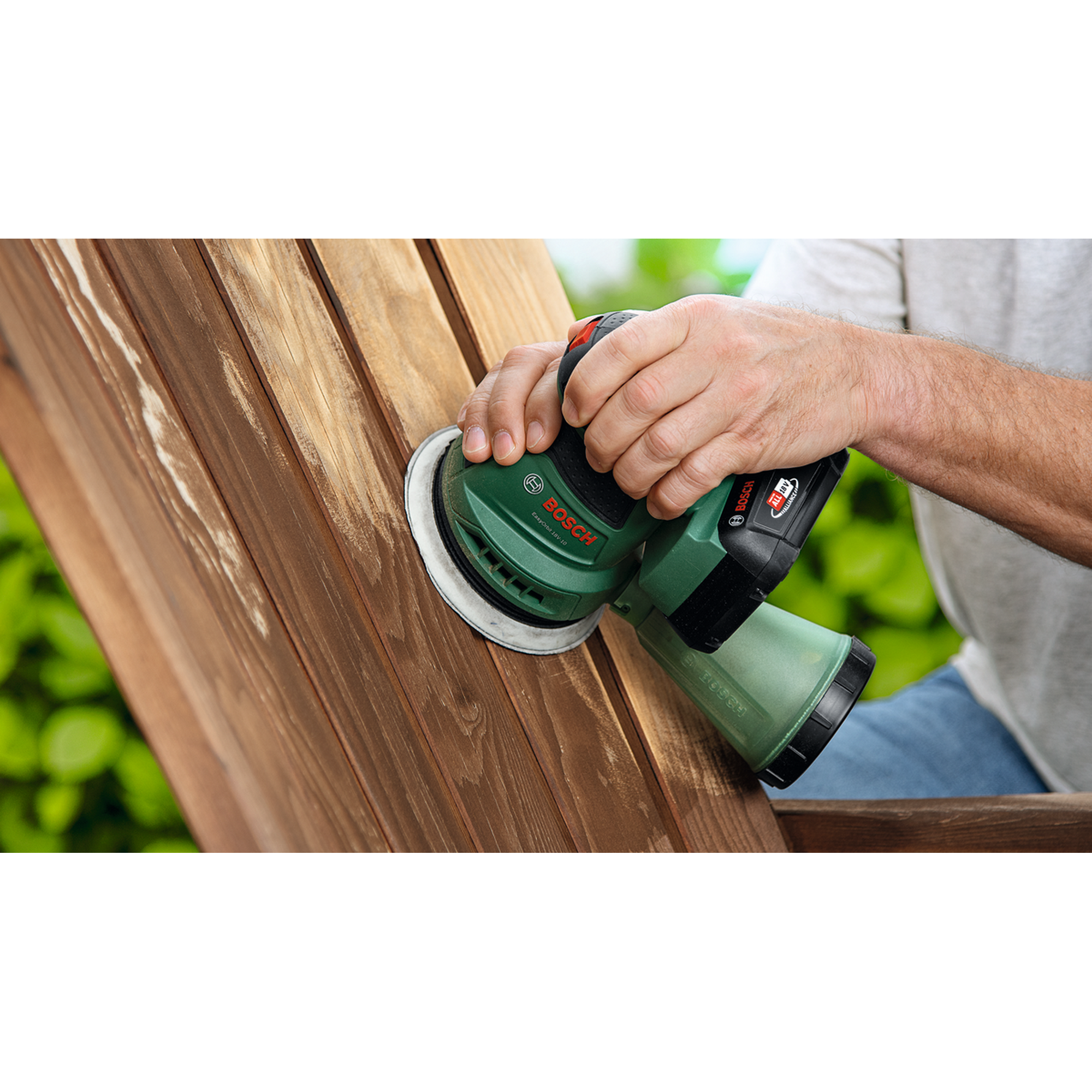 Akku-Exzenterschleifer 'EasyOrbit 18V-10' mit Akku und Ladegerät