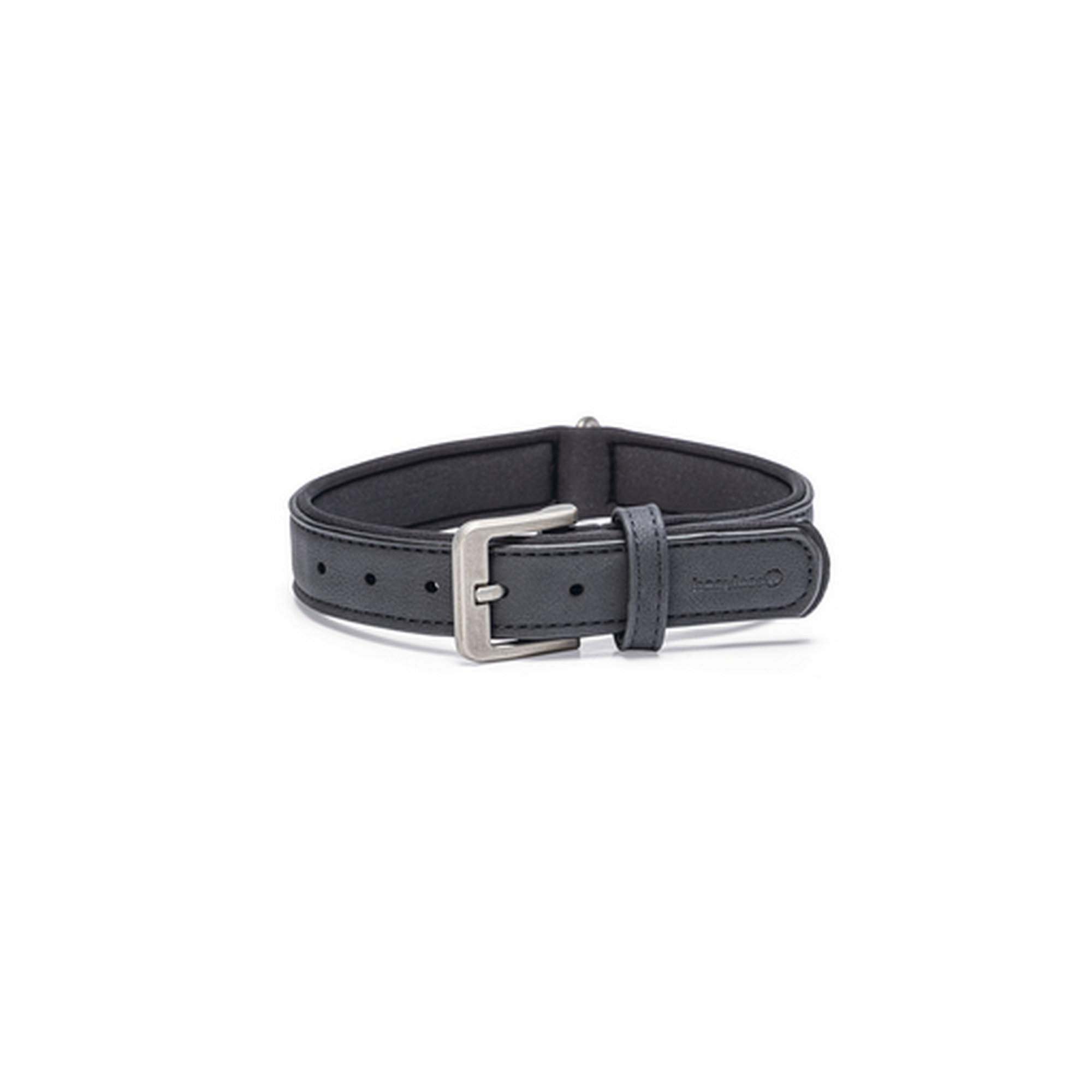 Hundehalsband 'Balacron AX' Kunstleder schwarz 38-48 x 2,5 cm