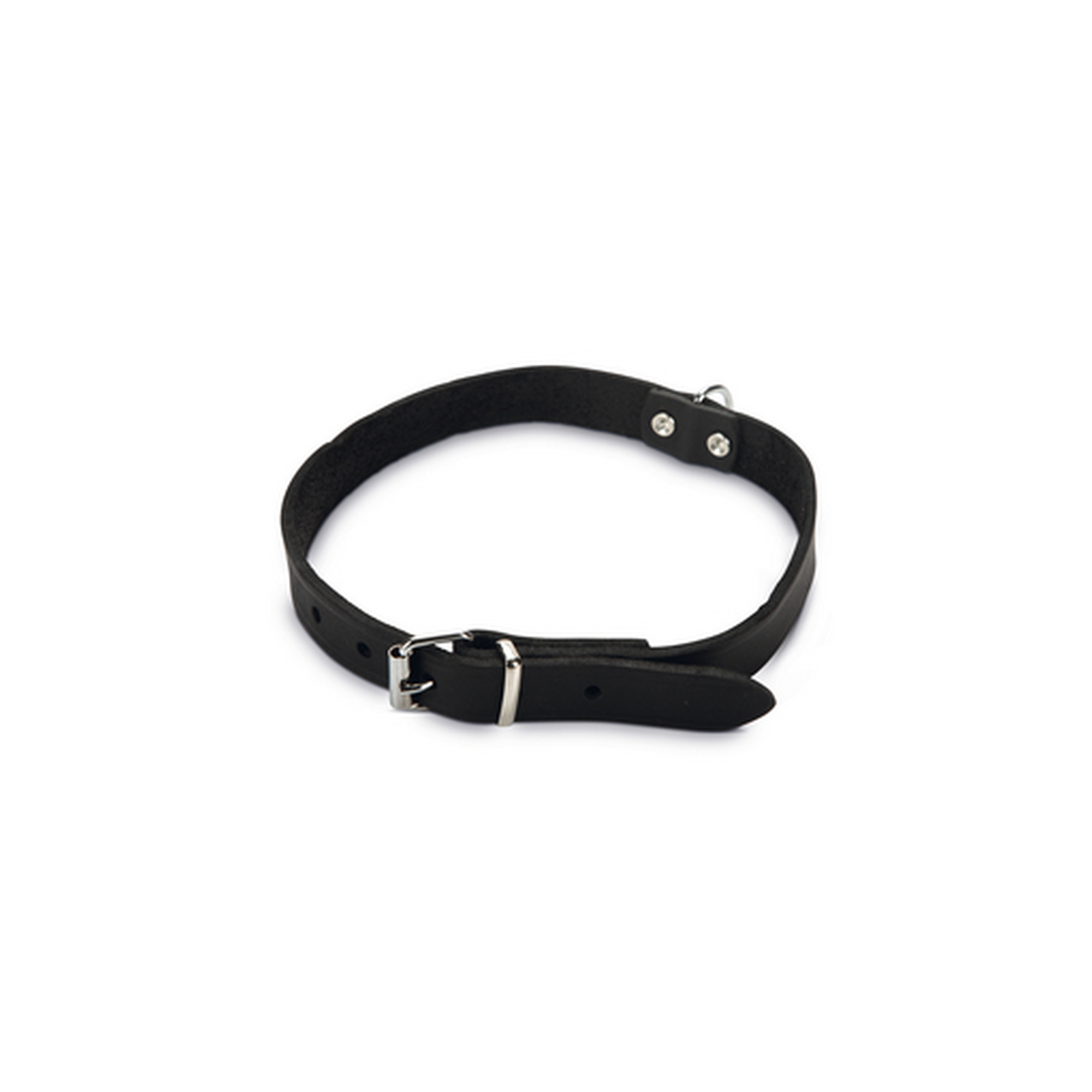 Hundehalsband Leder schwarz 57 x 2 cm