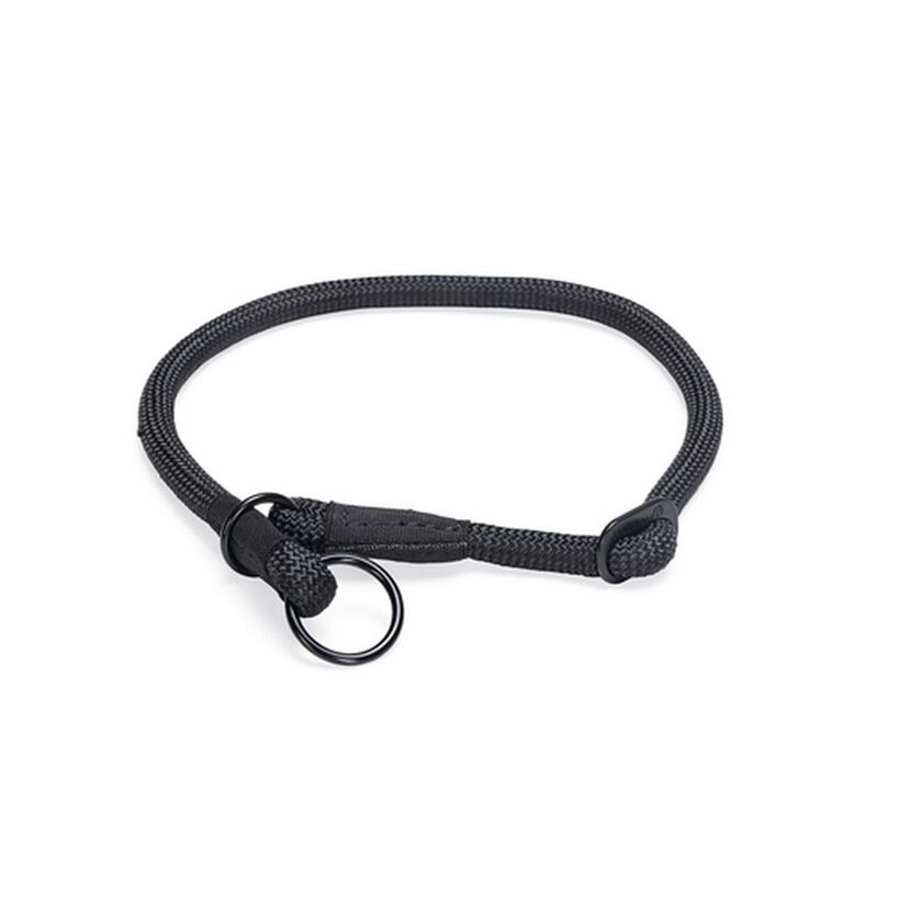 Hundehalsband 'Parinca Premium' schwarz 60 x 1,2 cm
